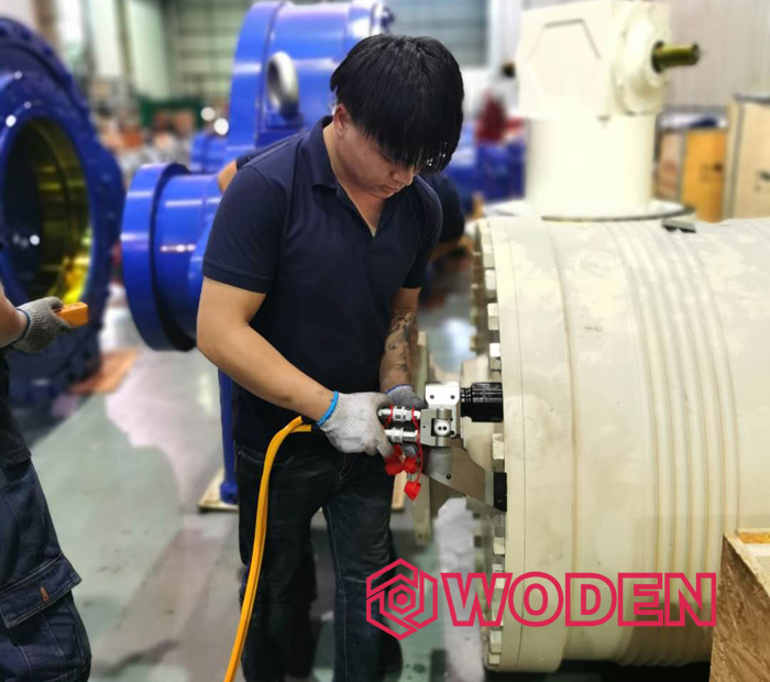 杏盛液压扳手使用情景