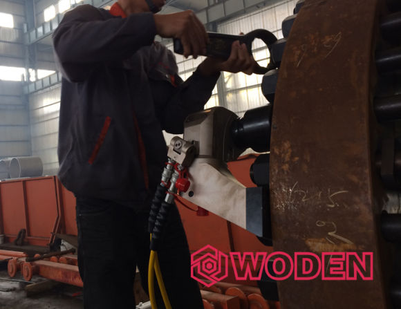 用户使用杏盛液压扳手情景