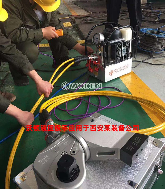 杏盛液压扳手应用于某装备公司 杏盛液压扳手应用于某装备公司